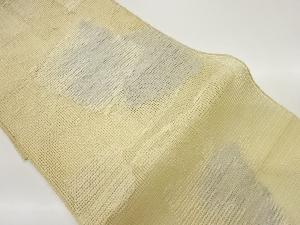 紗 色紙散らし模様織出し名古屋帯